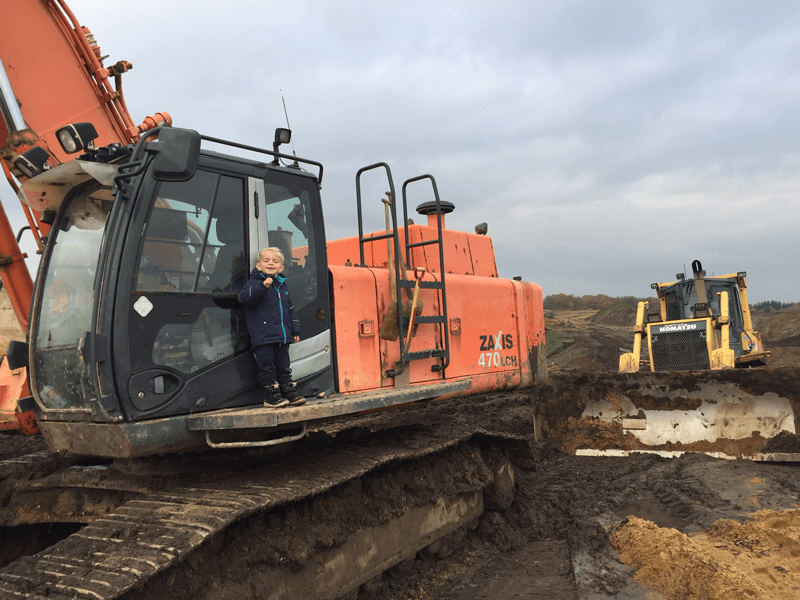 Grusgrav0121 Aulum grusgrav med kran